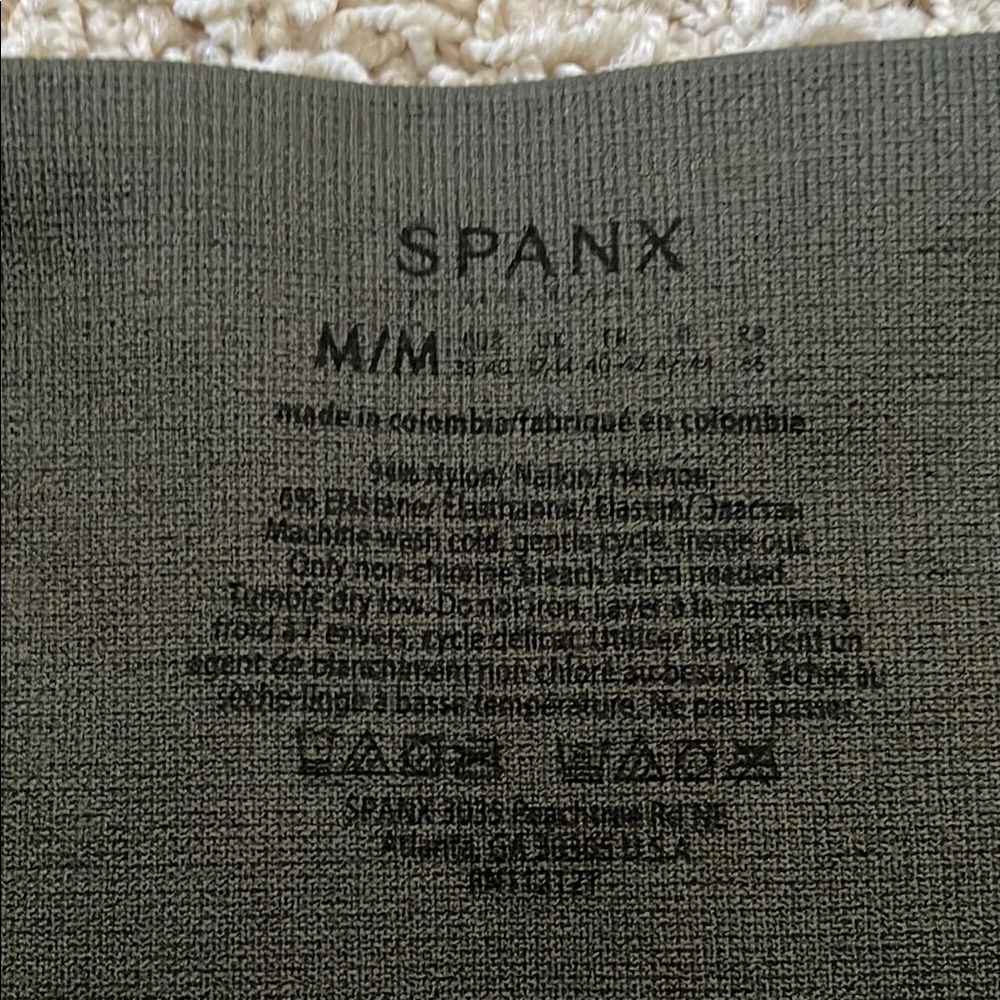 Spanx Green Patterned Leggings - image 2